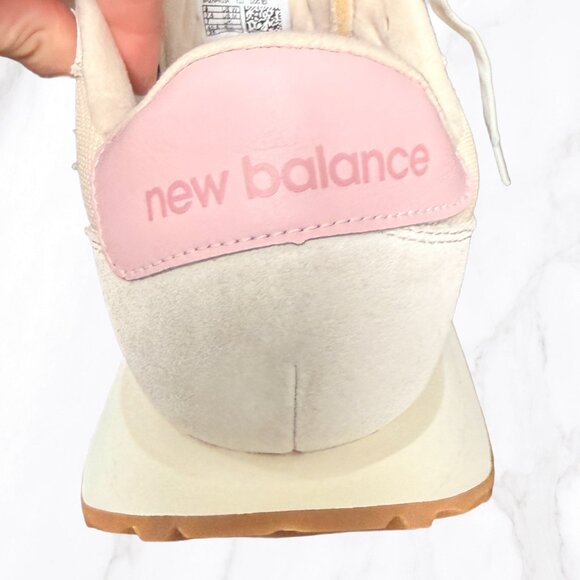 New Balance Women's 237 Beige/Pink Sneakers, Size 9 - Picture 6 of 10
